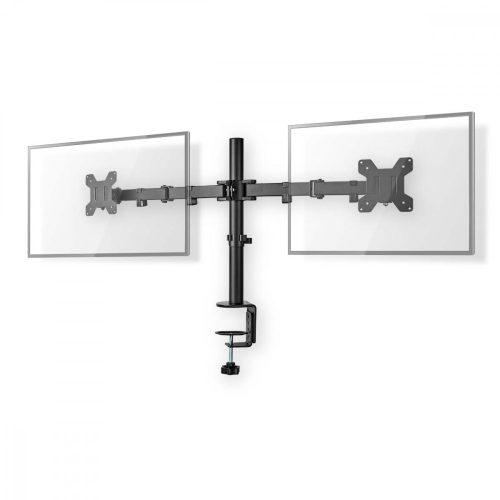 Nedis MMDOS110BK asztali dupla monitor tartó, 15-32", VESA 100x100, max.8kg, fekete