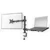 Nedis MMSISNB110BK asztali monitor tartó konzol és laptop állvány | 15-32" | 75x75 / 100x100