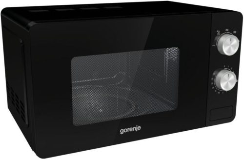 Gorenje MO20E1B mikrohullámú sütő, mechanikus, 800 W, 20 liter, fekete