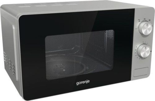 Gorenje MO20E1S mikrohullámú sütő, mechanikus, 800 W, 20 liter, ezüst