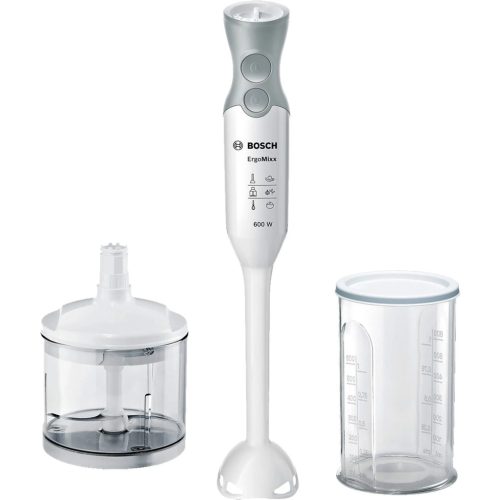 Bosch MSM26500 CleverMixx botmixer készlet, aprító, habverő, 600Watt, fehér
