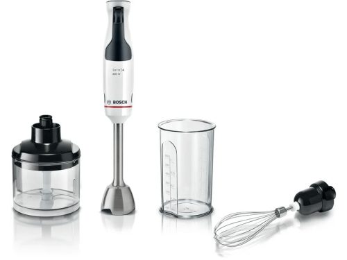 Bosch MSM4W421 ErgoMaster Serie4 botmixer készlet, aprító, habverő, 800Watt, fehér -fekete