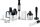 Bosch MSM6M673 ErgoMaster botmixer készlet, 1000 Watt, fokozatmentes, inox - fekete