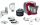 Bosch MUM5X720 konyhai robotgép szett, 1000Watt, 7 sebesség, 3.9liter, piros-inox