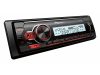 Pioneer MVH-280FD nagy teljesítményű, mechanika nélküli fejegység, 4x100Watt, piros