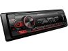 Pioneer MVH-S420BT mechanika nélküli autóhifi fejegység, BT, USB/AUX, piros