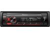Pioneer MVH-S420BT mechanika nélküli autóhifi fejegység, BT, USB/AUX, piros