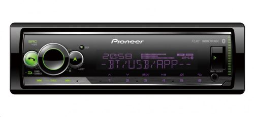 Pioneer MVH-S520BT autóhifi fejegység, FLAC támogatás, Android és IOS csatlakozás, 1 DIN