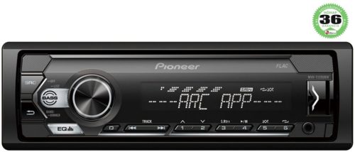 Pioneer MVH-S120UBW USB/AUX Mechanika nélküli fejegység, DIN 1, fehér