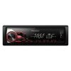 Pioneer MVH-181UB USB/AUX Mechanika nélküli fejegység, DIN 1, piros