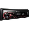 Pioneer MVH-181UB USB/AUX Mechanika nélküli fejegység, DIN 1, piros