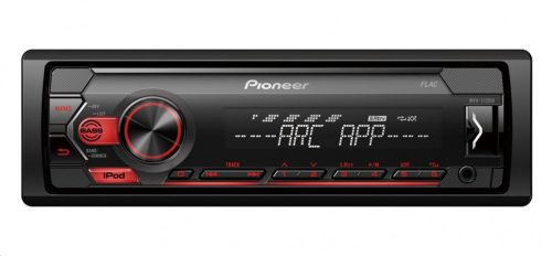 Pioneer MVH-S120UI USB/AUX Mechanika nélküli fejegység, 1DIN, piros, Android, iPhone, Spotify