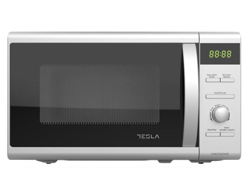 Tesla MW2060MS grilles mikrohullámú sütő, 1000/700Watt, 20 liter, ezüst