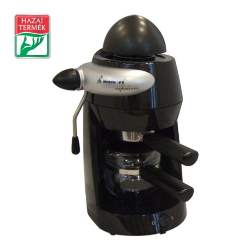 Momert 1160 Capriccio eszpresszó kávéfőző, 2-6 csésze, 800 W, fekete
