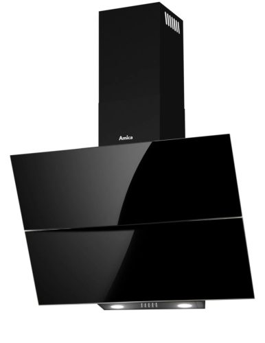 Amica OKC623S kürtős páraelszívó, 60cm, 280m3/h, 63dB, fekete