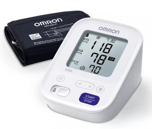 Omron M3 Intellisense felkaros vérnyomásmérő, 2 felhasználó (HEM-7154-E)