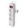 Emos P1322CU hálózati elosztó, kapcsolós, 3 földelt aljzat, USB-A és C, 2méter, 3x1.5mm2, max.250V/16A, gyerekzár, fehér