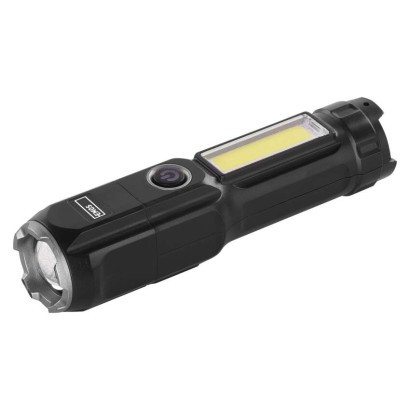 Emos P3214 LED zseblámpa, 150lumen, 150m hatótáv, 1200mAh Li-ion akku, USB, IP44