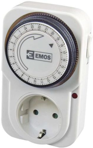 EMOS P5522 Mechanikus időkapcsoló, IP20, 16A, 3680Watt