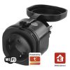 Emos P5532 Gosmart okos kültéri konnektor, 16A, 3680W, IP44, Wi-Fi, (IP-3006S), fekete