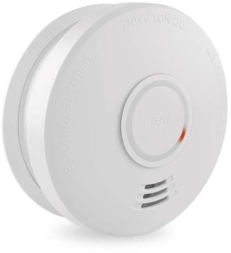 Emos P56503 füstérzékelő és jelző 85 dB, elemes (9 V/6LF22), (TSS910A)