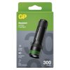 GP C32 Zseblámpa, CREE SMD LED, alumínium ház, 300 lm, 100m, elemes (3xAAA), fekete