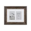 Kenro Bergamo Rustic Brown multi képkeret, 2db 10x15, faerezet hatás, barna