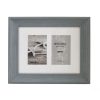 Kenro Bergamo Grey multi képkeret, 2db 10x15, faerezet hatás, szürke