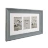 Kenro Bergamo Grey multi képkeret, 3db 10x15, faerezet hatás, szürke