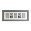 Kenro Bergamo Grey multi képkeret, 5db 10x15, faerezet hatás, szürke