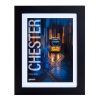 Kenro Chester Black képkeret, A4, 21x29,7cm, paszpartu méret 15x21cm, fekete