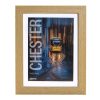 Kenro Chester Natural képkeret, A4, 21x29,7cm, paszpartu méret 15x21cm, natúr