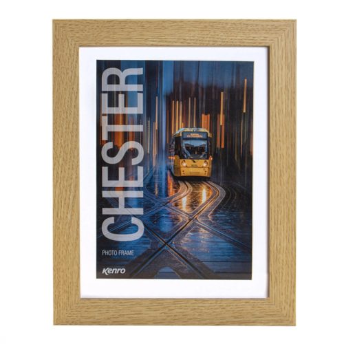 Kenro Chester Natural képkeret, A4, 21x29,7cm, paszpartu méret 15x21cm, natúr