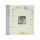 Kenro Sun, Moon & Starts Baby fotóalbum, memo, 200db 10x15, ablakos borító, világoskék