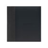 Kenro Kington fotóalbum, memo, 200db 10x15, faerezet minta, PHOTOGRAPH dombornyomott felirat, fekete