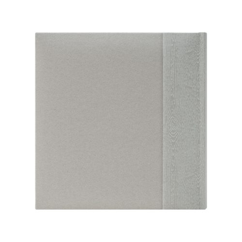 Kenro Kington fotóalbum, memo, 200db 10x15, faerezet minta, PHOTOGRAPH dombornyomott felirat, szürke
