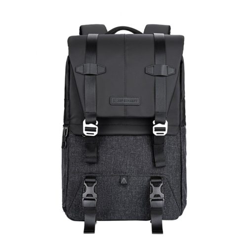 K&F Concept Beta Backpack 20 literes, fotós hátizsák, fekete-szürke színben