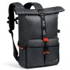 K&F Concept Beta Backpack 18 literes, fotós hátizsák, vízálló, szürke