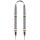 K&F Concept lapos nyakpánt gyorskioldó csattal, 3,2cm x 100-160cm, szürke