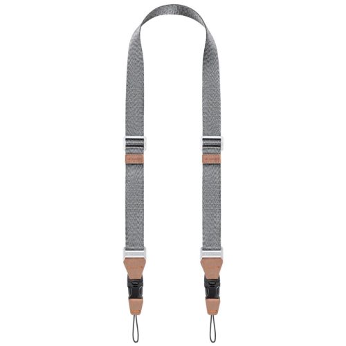 K&F Concept lapos nyakpánt gyorskioldó csattal, 3,2cm x 100-160cm, szürke