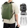 K&F Concept hardshell professzionális kamera hátizsák, 22L, 15.6 laptop zseb, zöld