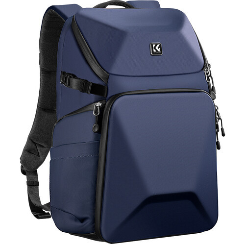 K&F Concept Alpha Backpack 20L, fotós hátizsák, vízálló, kék