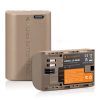 K&F Concept LP-E6NH akkumulátor 2250mAh, USB-C csatlakozóval