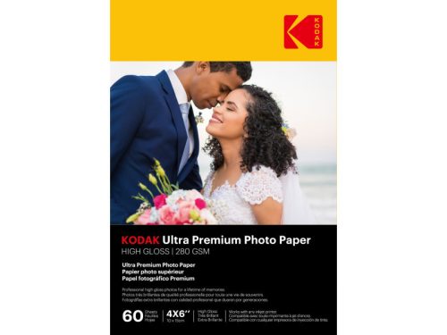 KODAK Ultra Premium fotópapír - RC Gloss 280g, 10x15, 60db