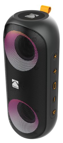 Kodak hordozható hangfal, 2x10W teljesítmény, 7.4V/2000mAh akkumulátor, ipx6 fokozottan vízálló