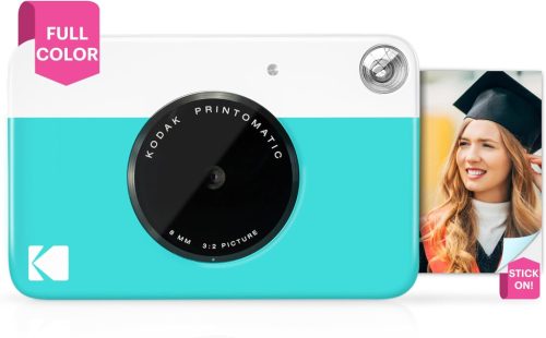 Kodak Printomatic instant fényképezőgép, Zink 2x3" papírméret, kék