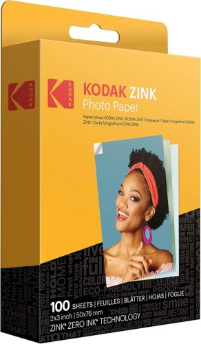 Kodak Zink instant fotópapír, 2x3" papírméret, 100db