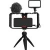 Synco Vlogger Kit 1 vlogging szett okostelefonokhoz, mikrofon, LED, mini állvány, mobiltelefon cage