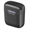 Ulanzi J11 vezeték nélküli Lavalier mikrofon, 1 mikrofon és 1 vevő, usb-c csatlakozás, fekete