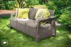 Kerti bútor Keter Corfu love seat max három személyes kanapé, cappuccino szín